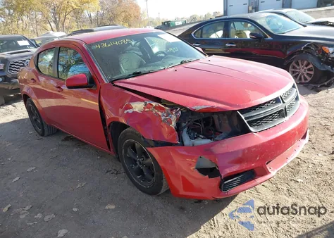 2011 Dodge Avenger Mainstreet из США, поврежденный, VIN 1B3BD1FBXBN560837